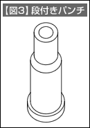 【図3】段付きパンチ