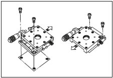 X軸ステージ取り付け方法