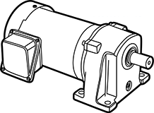 ギアモーター 平行軸脚取り付けタイプ