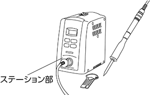 ステーション型はんだこて