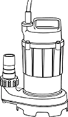 水中ポンプ（電動）汚水用