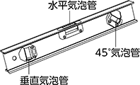 アルミ製水平器 Ⅰ型