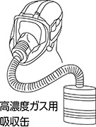 防毒マスク（隔離式）