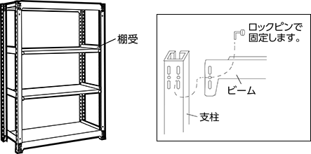 ボルトレスタイプ