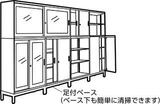 ステンレス保管庫 ユニットタイプ