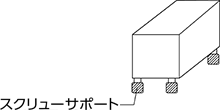 スクリューサポート 使用例