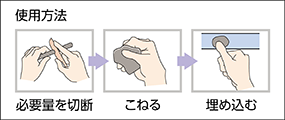 簡易補修剤 使用方法