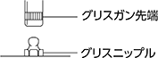 グリスガン先端 グリスニップル