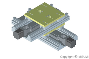 Fig.1） XYステージ（2軸直交）