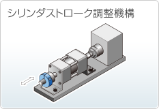 シリンダストローク調整機構