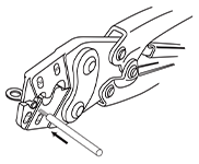 裸端子用圧着工具