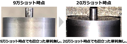 9万ショット時点、13万ショット時点