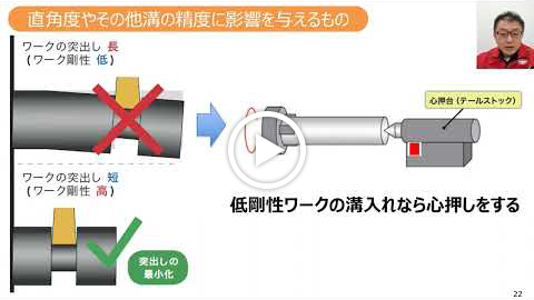 動画：【技術セミナー】溝幅の精度