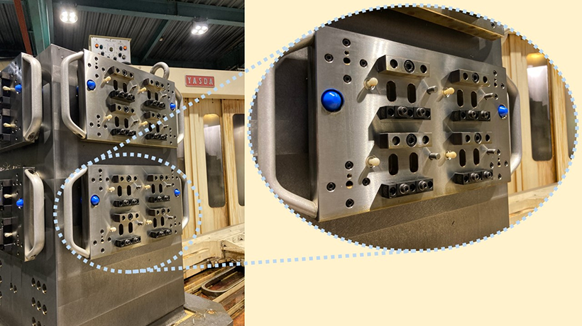 動画：マルチオートクランプ　Workholding Fixture for Multiple shaft Nabeya